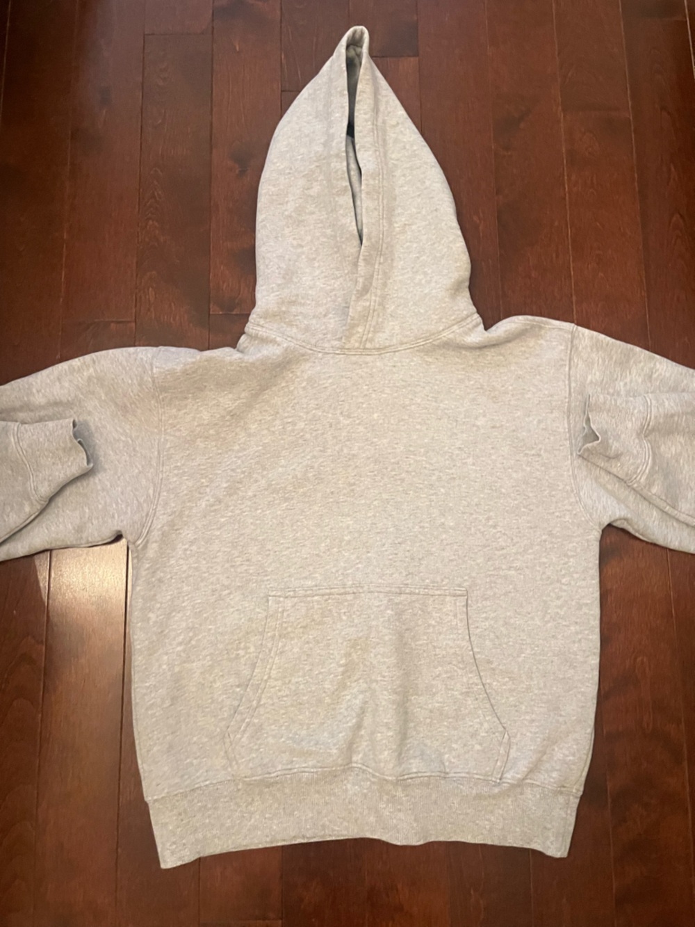 Aritzia Sweat-fleece Hoodie in Light Gray in small
